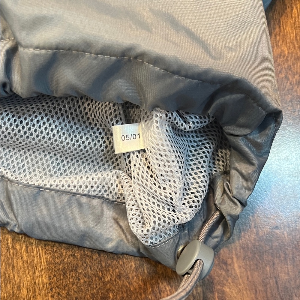 Mens Vintage 2000's Adidas WindBreaker Jacket - Grey Black Size M - Picture 3 of 4